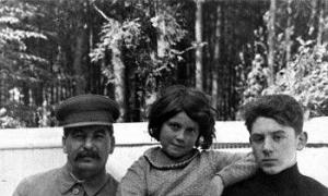 Родословная И.В.Сталина. Дети Сталина: их судьба, личная жизнь, фото Смерть «отца народов»